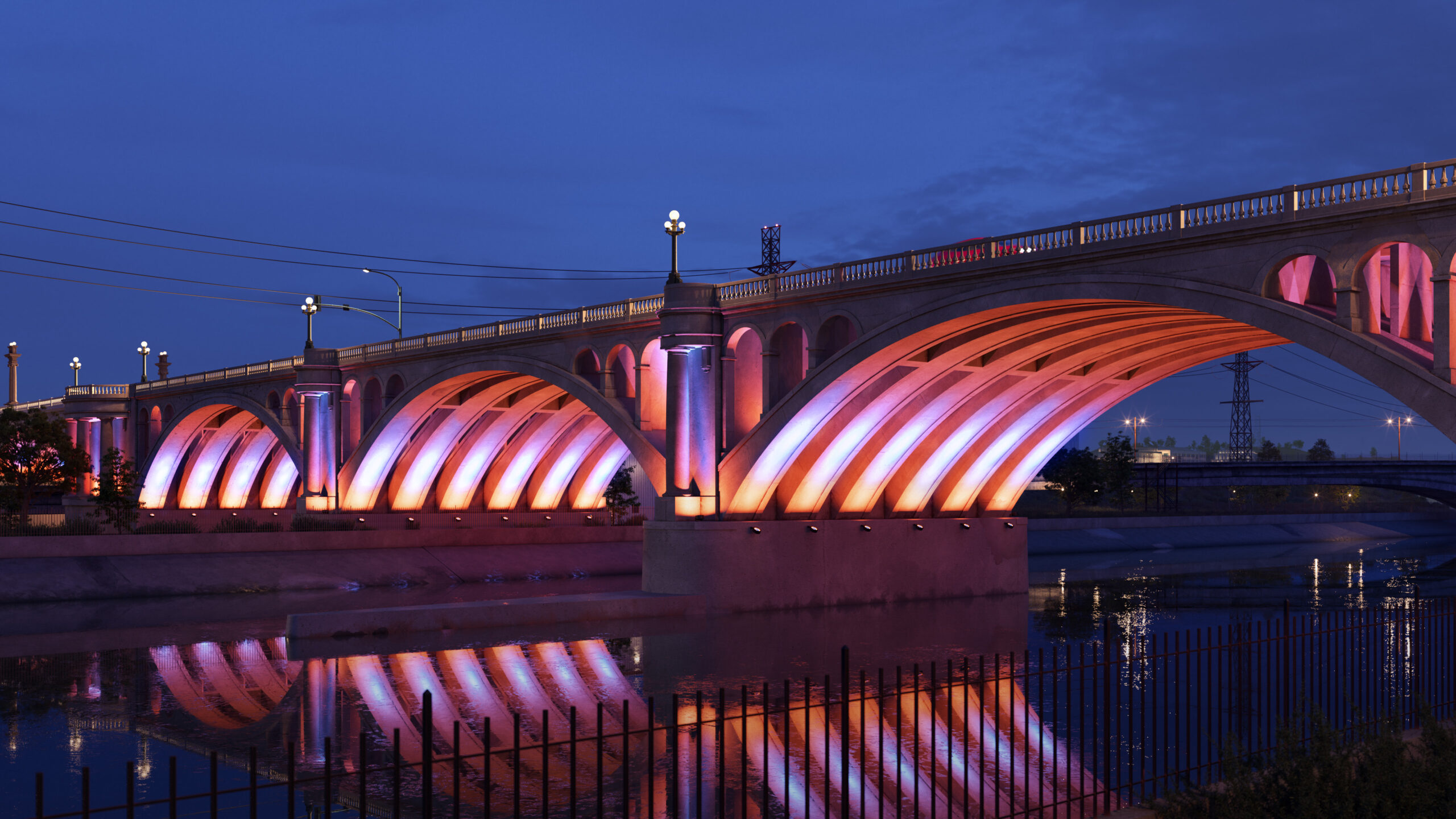 FLAME Lighting technique Bridge