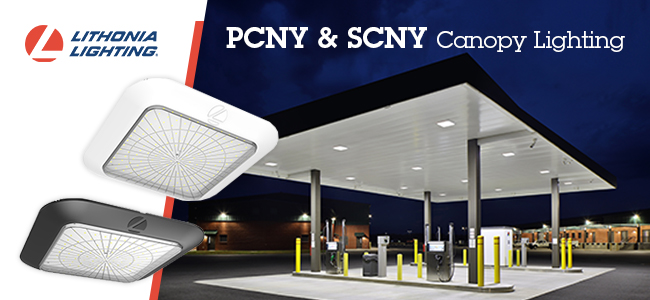 Light Up Your Canopy: All-New Lithonia Lighting® PCNY & SCNY