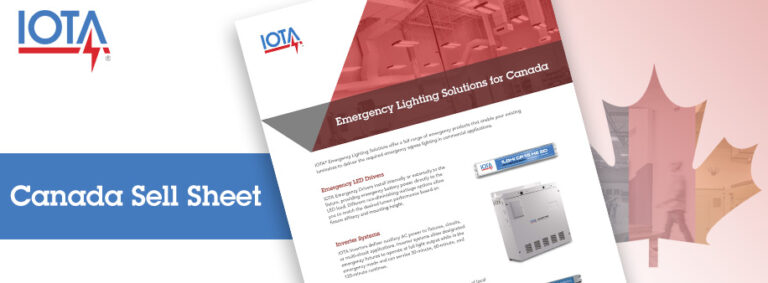 Introducing IOTA’s Emergency Lighting Solutions for Canadian Applications